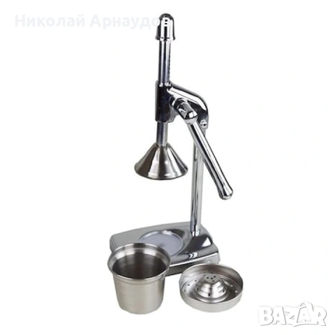 Ръчна сокоизстисквачка за цитруси Rosberg R51161A, Стомана, Неплъзгаща се основа, Сребриста, снимка 3 - Сокоизстисквачки и цитрус преси - 53605827