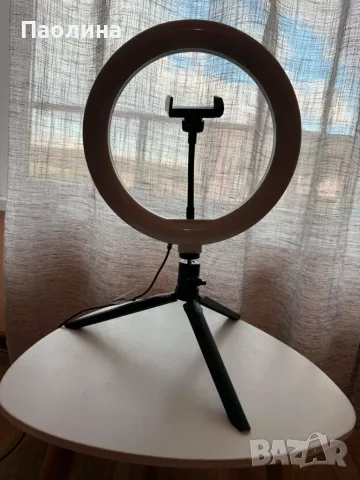 Настолна LED Ring лампа, снимка 5 - Настолни лампи - 56329457