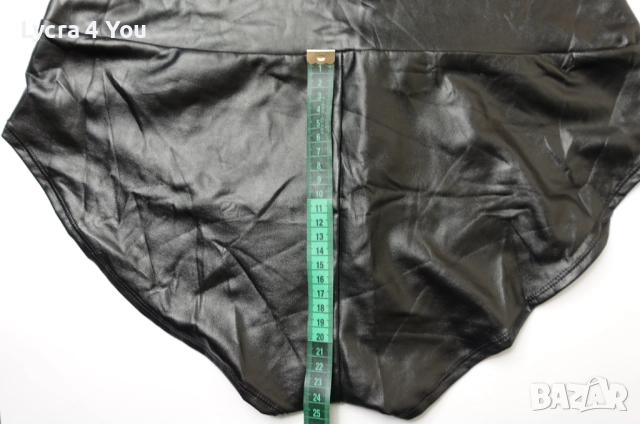 XL дамска кожена бикина с висока талия, снимка 10 - Бельо - 52148014