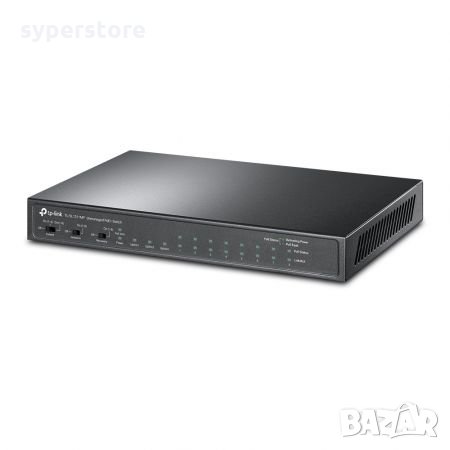 Суич TP-Link TL-SL1311MP 11-портов PoE+ Професионален комутатор