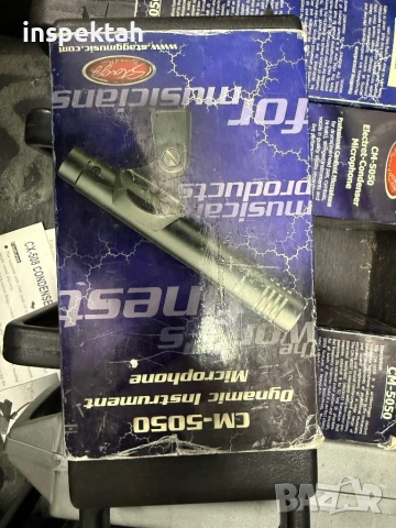 Инструментален микрофон STAGG CM-5050H, снимка 4 - Микрофони - 53132541