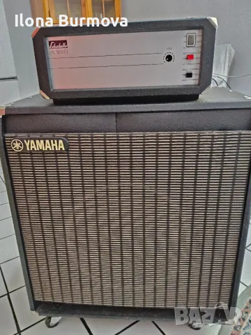 КИТАРНО КУБЕ 15 inches "YAMAHA" +ЛАМПОВ УСИЛВАТЕЛ "ECHOLETTE" A 150