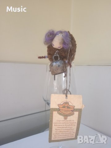 Работилница "Красиви неща" ръчно изработена овца от естествени матер., снимка 4 - Декорация за дома - 40652545