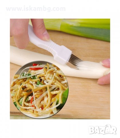 ДОМАКИНСКИ НОЖ ЗА РЯЗАНЕ НА ПРЕСЕН ЛУК И ПРАЗ - код 1859, снимка 7 - Аксесоари за кухня - 33977843