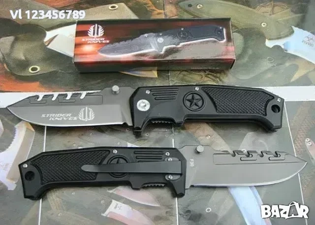 Сгъваем нож STRIDER KNIVES F30 105x235, снимка 3 - Ножове - 52777628