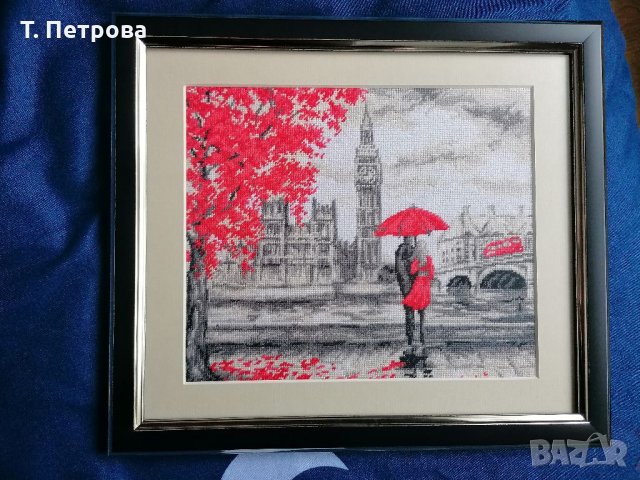 Гоблен "Лондон" , снимка 2 - Гоблени - 36002665