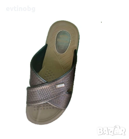 Маркови мъжчки кожени чехли, снимка 3 - Мъжки чехли - 53843217