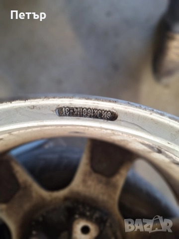 ОРИГИНАЛНИ АЛУМИНИЕВИ ДЖАНТИ ЗА ПЕЖО-4Х108Х65.1-16 цола, снимка 6 - Гуми и джанти - 52487622