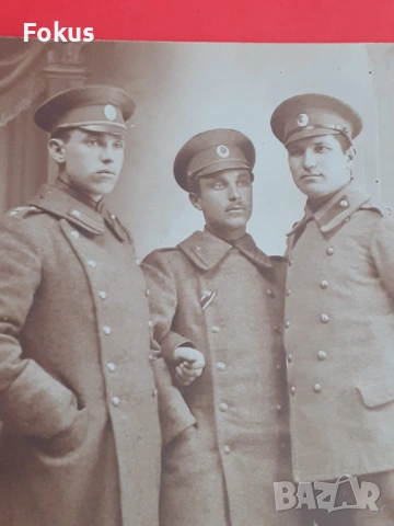 Стара военна снимка Царство България, снимка 3 - Антикварни и старинни предмети - 53366259