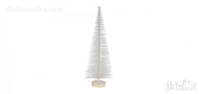 Коледна декоративна елха, Бяла, 50см, Automat