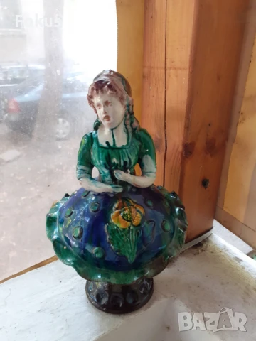 Стара българска троянска керамика стомна делва крондир