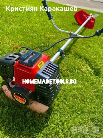 Немски бензинов тример за трева werstil 72 куб. С 8 подаръка, снимка 1