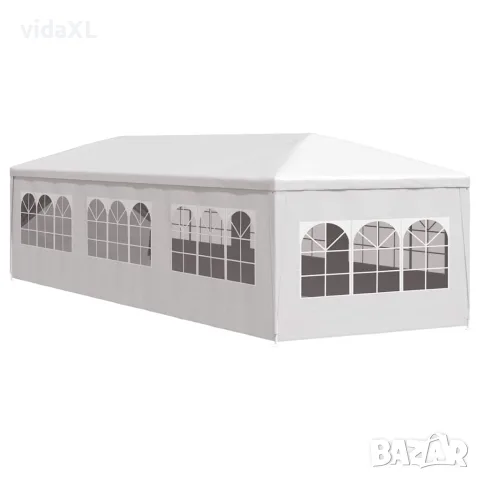 vidaXL Парти шатра, 3х9 м, бяла, снимка 6 - Палатки - 56148390
