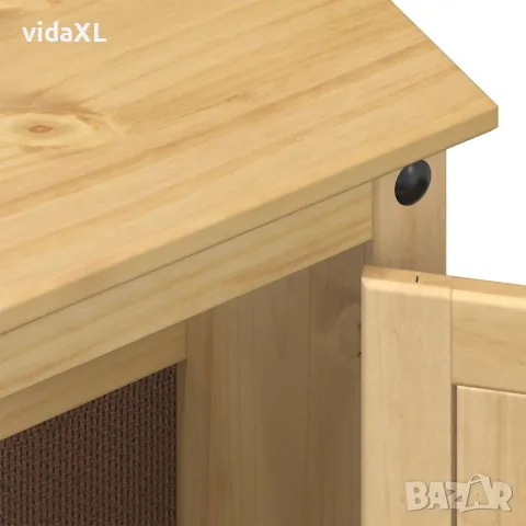 vidaXL Шкаф за мивка за баня "Corona" 73x33x60 см бор масив, снимка 7 - Шкафове - 56147431