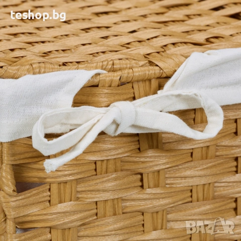 Кош за пране ратан Relaxdays 110 литра, снимка 4 - Други - 53755857