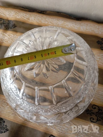 Кристална купа, снимка 5 - Други ценни предмети - 50929431