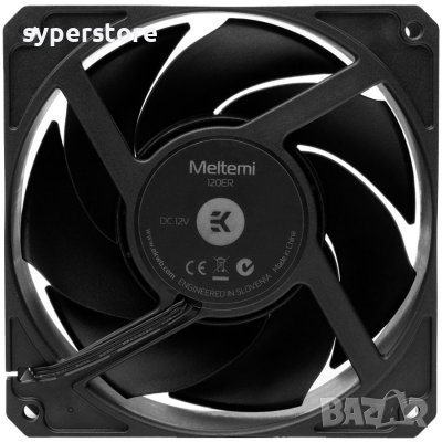 Вентилатор за компютър  EK-Meltemi 120ER Black 500-1800rpm, 120mm fan, 4-pin PWM SS30521