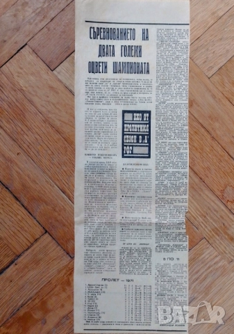 Футбол статии изрезки от миналия век , снимка 10 - Колекции - 52457686