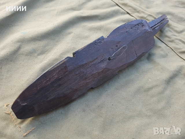 Маска от абаносово дърво , снимка 2 - Антикварни и старинни предмети - 52279367