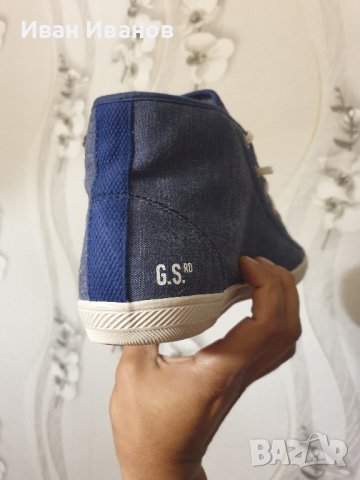 дънкови кецове G-STAR номер 43, снимка 4 - Кецове - 42421278