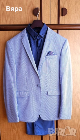 Спортно елегантен мъжки костюм , снимка 10 - Костюми - 53836988