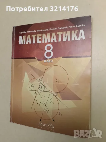Математика за 8. клас. Книга за ученика - Колектив (2017, Архимед)
