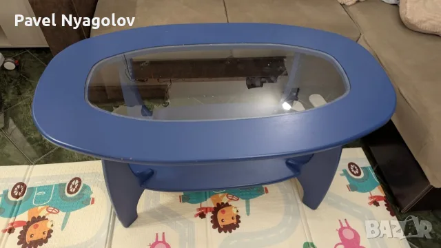 Холна маса със стъкло, снимка 2 - Маси - 56202780