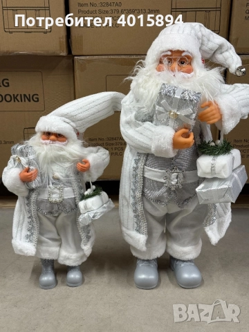 фигурки на Дядо Коледа , снимка 3 - Декорация за дома - 52444235