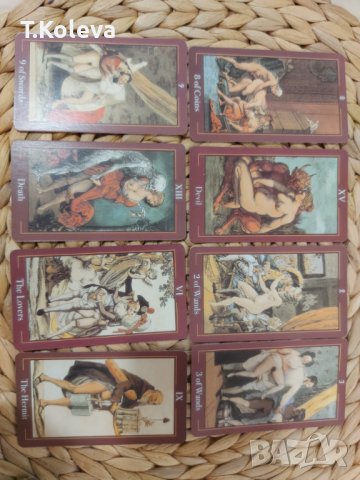 Карти Forbidden dreams tarot , снимка 3 - Карти за игра - 40750310