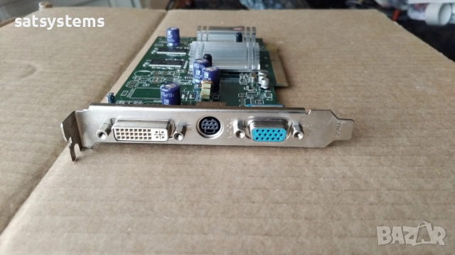 Видео карта ATi Radeon Sapphire 9600 Atlantis 256MB DDR 128bit AGP, снимка 2 - Видеокарти - 52029380