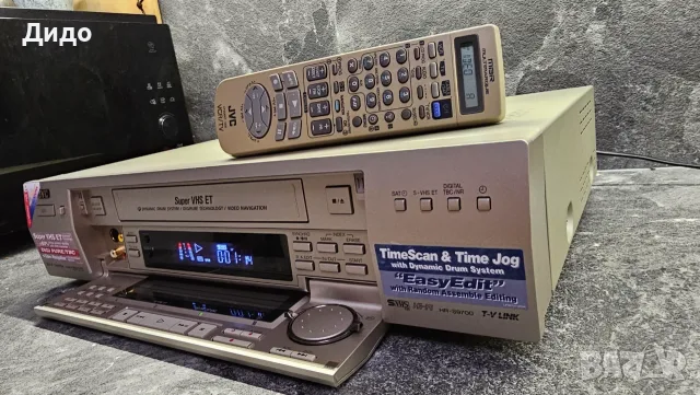 Едно изключително запазено бижу! Негово величество, знаменитият JVC HR-S9700EU , снимка 6 - Плейъри, домашно кино, прожектори - 55830849
