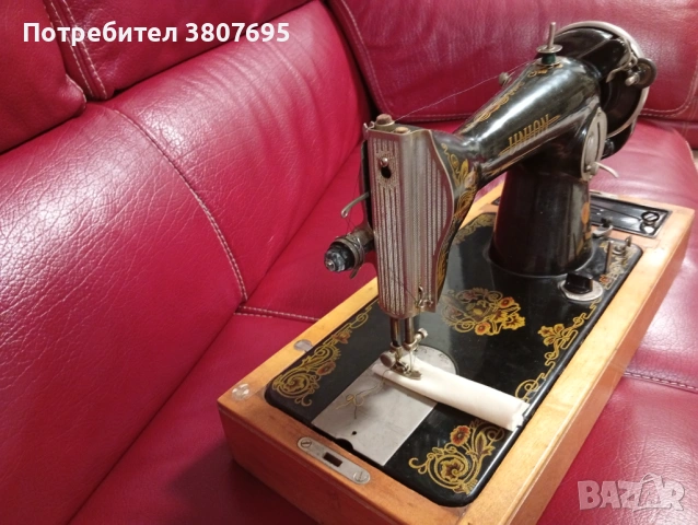 Ретро шевна машина Юнион, снимка 2 - Шевни машини - 53850279