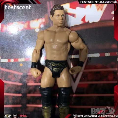 Екшън фигура WWE The Miz Миз играчка figure Mattel Basic Black/Gold, снимка 1 - Колекции - 48509141