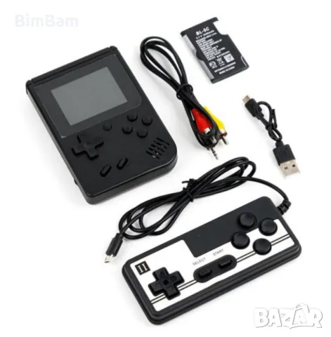 Преносима детска конзола за видео игри с контролер  - за двама играчи / 400 игри, снимка 2 - Образователни игри - 48097738