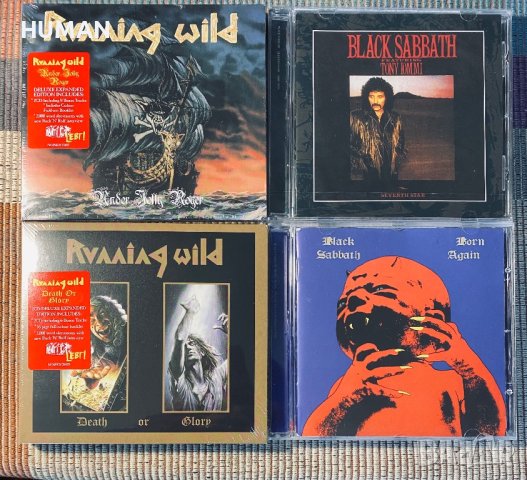 Running Wild,Black Sabbath , снимка 1 - CD дискове - 41686031