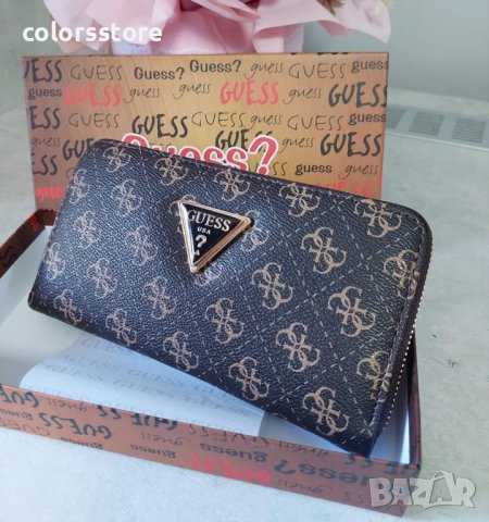 Луксозно кафяво портмоне  Guess  код SG-R32P, снимка 3 - Портфейли, портмонета - 41801312