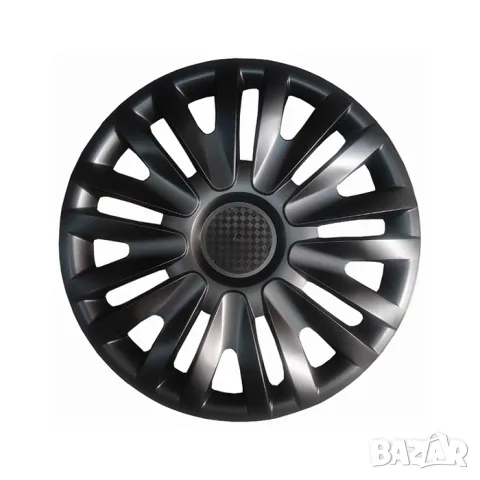 Тасове за 15'' джанти, черни, комплект от 4 броя