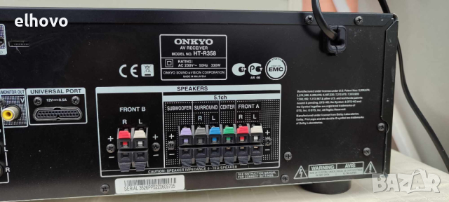 Ресивър Onkyo HT-R358, снимка 10 - Ресийвъри, усилватели, смесителни пултове - 44635370