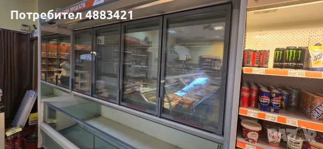 Минусова витрина Hauser RM-H, 261 см, 4 врати и долна ракла, за хладилна централа