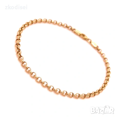 Златна дамска гривна 2,56гр. 20,5см. 14кр. проба:585 модел:36931-5