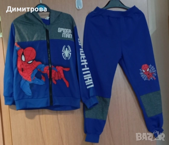 пролетен комплект със Спайдърмен размер 5-6г 116см