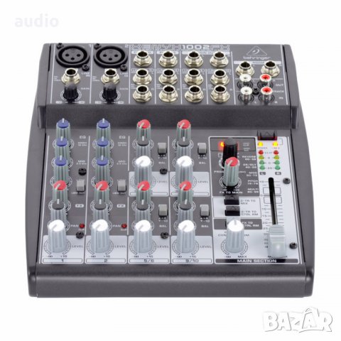 Миксер Behringer XENYX 1002 FX, снимка 2 - Ресийвъри, усилватели, смесителни пултове - 14125199