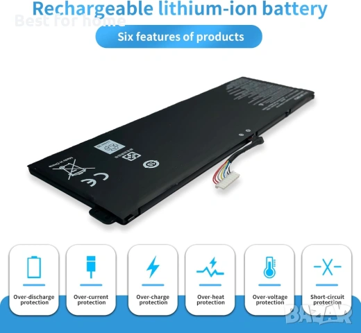 Батерия за лаптоп Acer AP16M5J, 7.7V 37Wh, снимка 4 - Части за лаптопи - 53706266