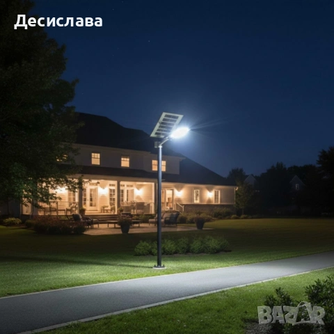 Соларна LED улична лампа IP67 – 50W / 100W / 300W мощна светлина , снимка 2 - Соларни лампи - 53136188