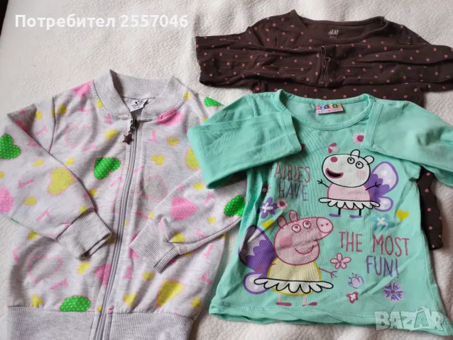 Дрешки за момиче, рокли пролет лято 86-92 размер, снимка 5 - Детски Блузи и туники - 49985530