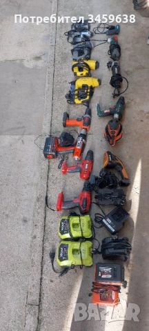 Винтоверти,зарядни,зегета,виброшлайфове,шлайфове и други