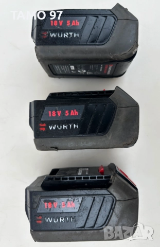 Wurth - Master Li 18V/5.0Ah Basic - Акумулаторни батерии 18V 5.0Ah, снимка 2 - Други инструменти - 52915822