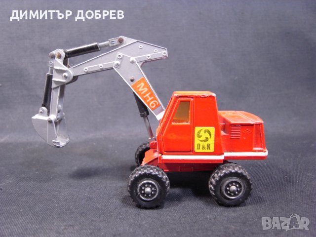  СТАРА РЕТРО МЕТАЛНА КОЛИЧКА EXCAVATOR MATCHBOX KING SIZE, снимка 2 - Колекции - 41910283