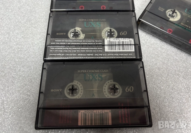 Аудио Касети Sony UX·S 60 и Sony UX·S 90 Super Chrome Class, снимка 3 - Аудио касети - 52622136