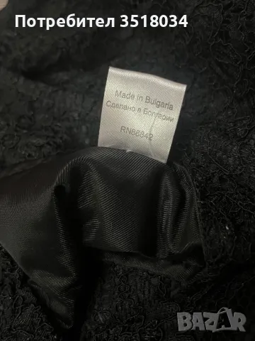 Дамска черна рокля, снимка 4 - Рокли - 48179178